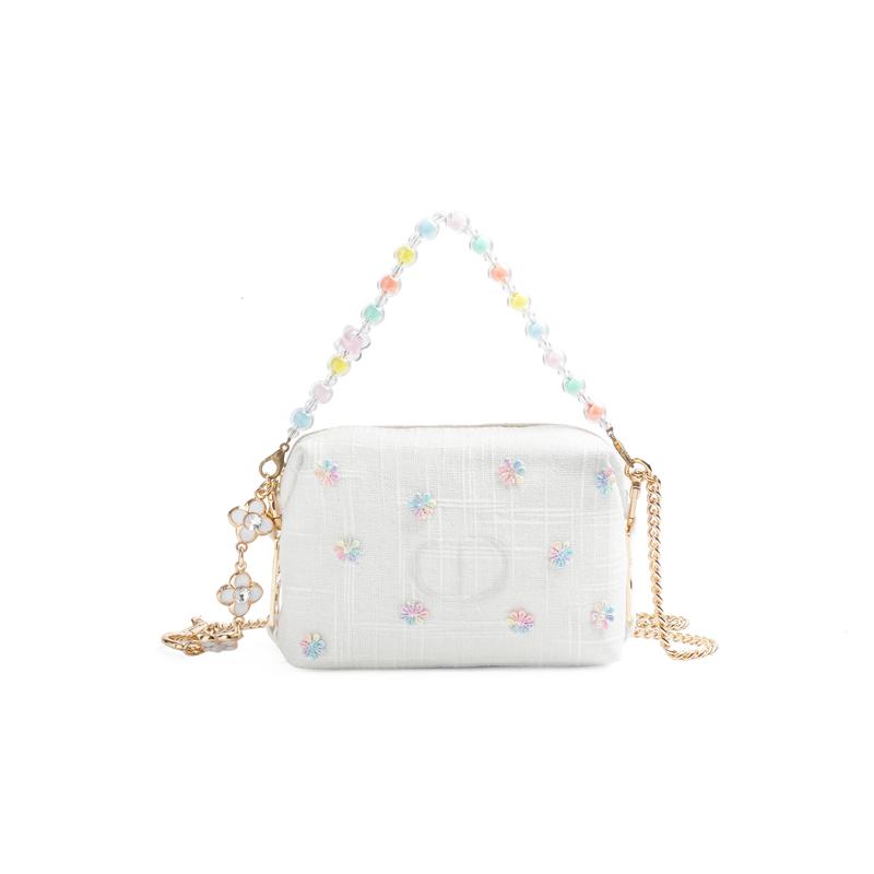 

DIOR [Customized Cosmetic Bag] Rainbow Popping Candy, Jinghe, Macaron Beads, Spring Atmosphere, French Romance, Storage Bag Polyester Fiber белый