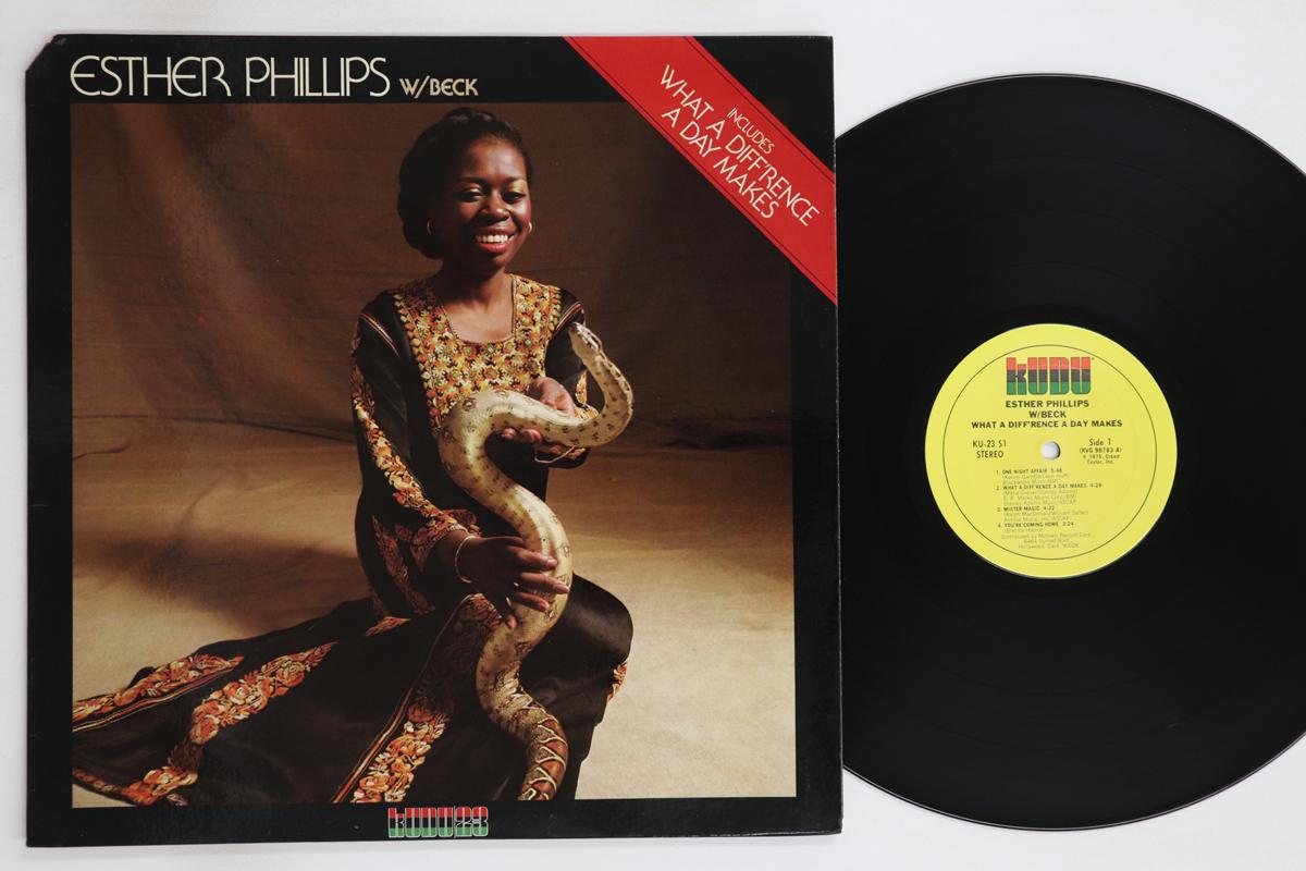 

LP Record ESTHER PHILLIPS, BECK - What A Diff rence A Day Makes KU23S1 KUDU 1975 US Soul/Funk Used