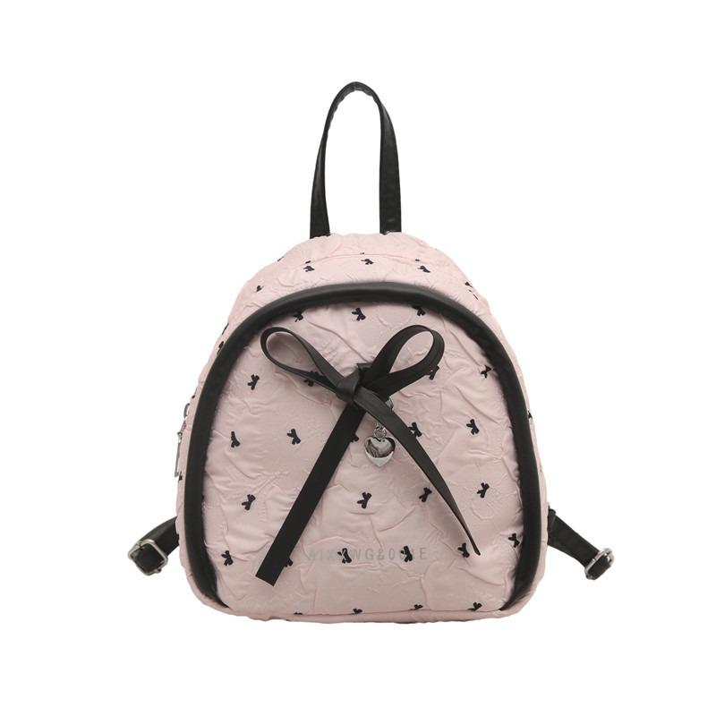 Beautiful casual sweet backpack cute versatile commuting high value temperament shoulder bag backpack female