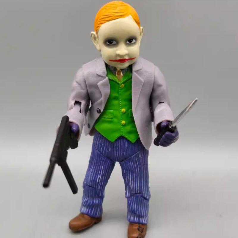 In-Stock 16Cm Super Villain Joker Action Figurine Doll Tabletop Model Perfect Festival Surprise Decorative Items Gifts For Young Boys
