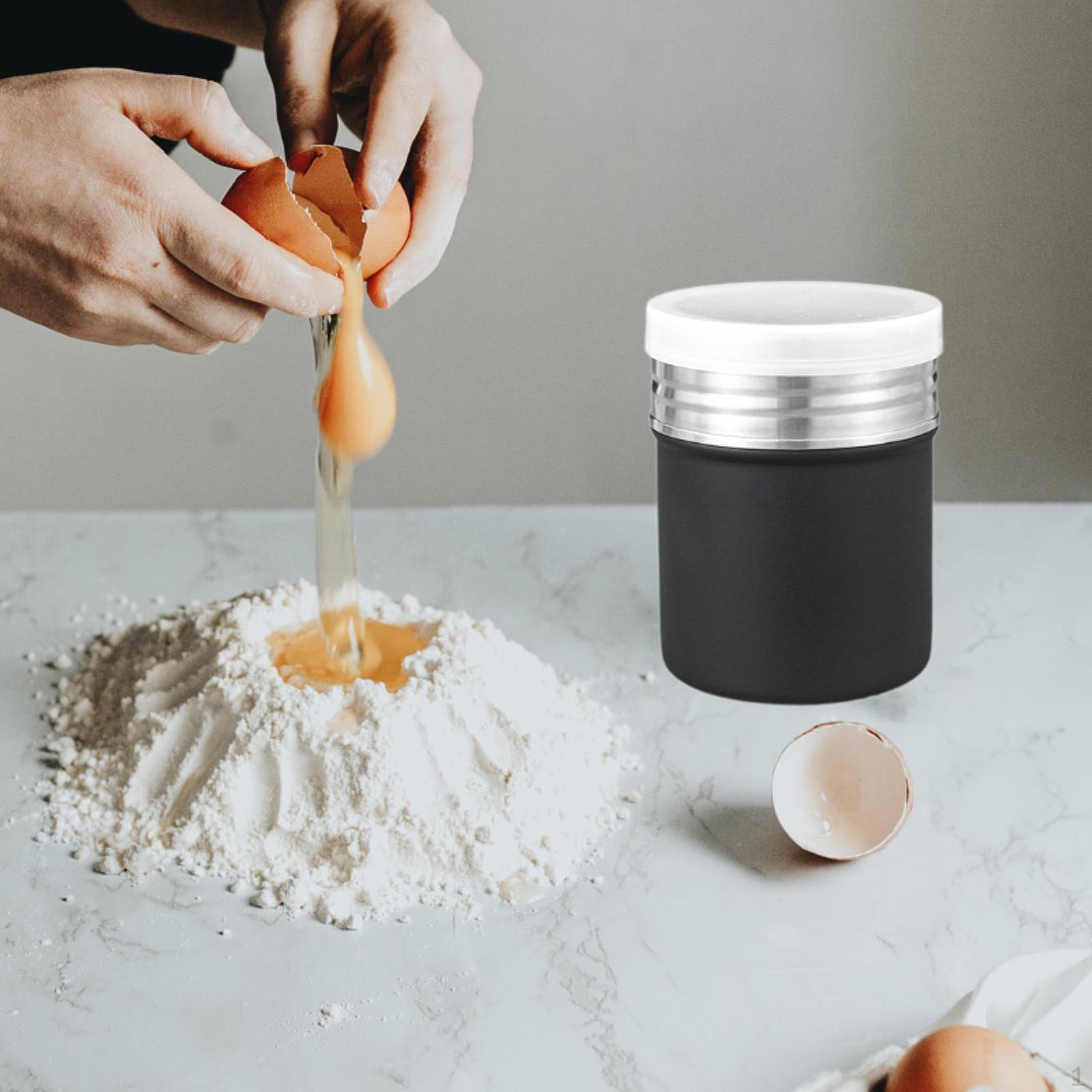 

Шейкер для порошка, сетчатая крышка для шоколада, кухонный инструмент, бутылка для приправ, сахарная пудра black