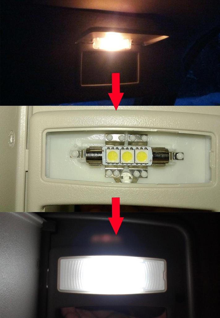 T6.3x28mm LED 3SMD 5050 Fits 28mm/29mm White/White Vanity Visor Room Lamp/Mirror Light/Reading Light/Dome Light,10pcs