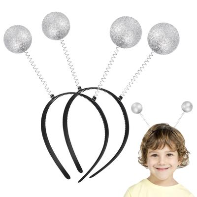 BESTOYARD Antennae Alien Headbands with Cosplay Hair Disguise Hair for Stage and Performances Headbands, (2-Pack), Pompoms, Accessories, Headbands,