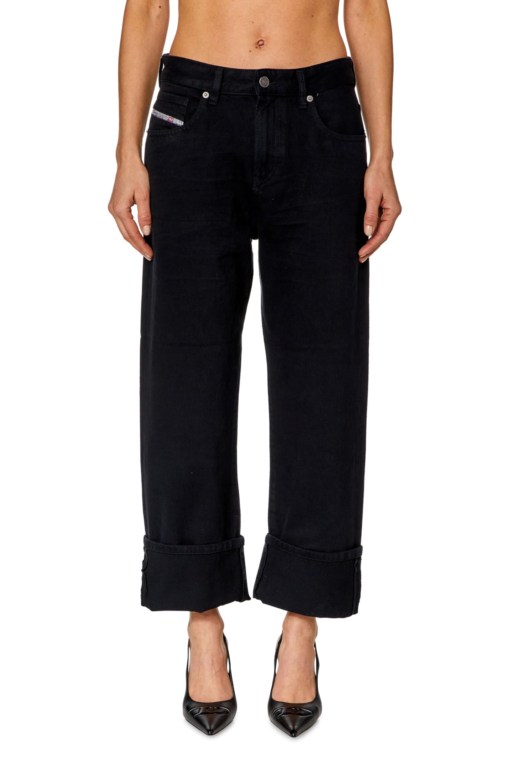 

Denim Loose Fit 1999 A03622R09RL 02 Black 26 [Diesel] Women s D-REGGYR09RL чорний