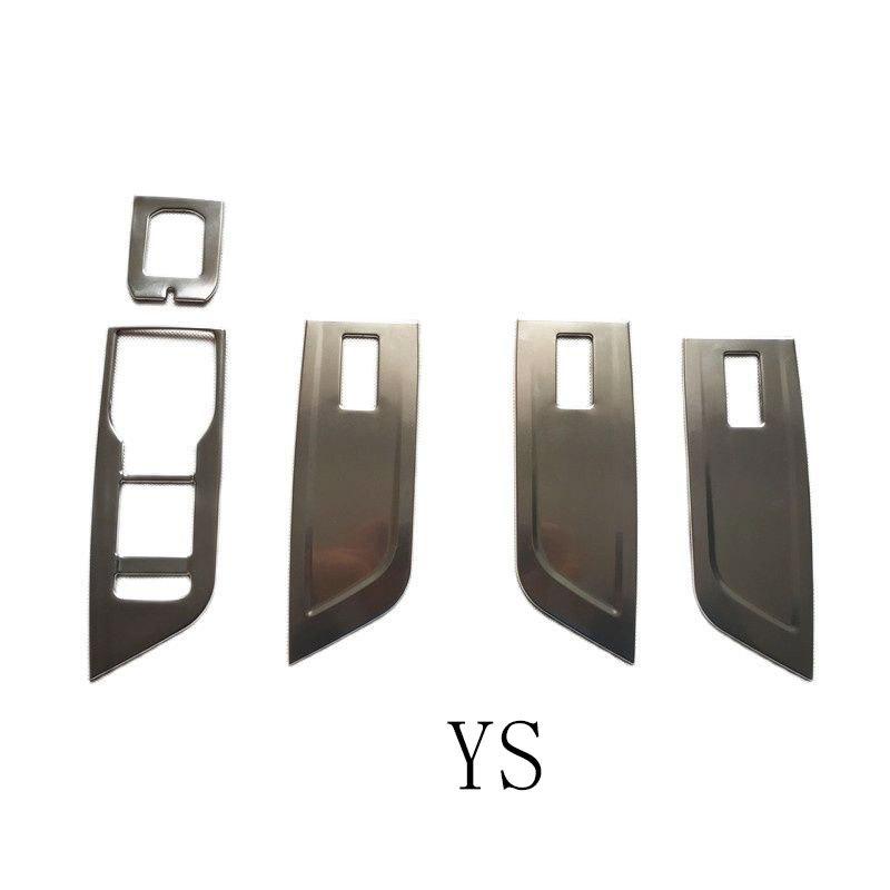 Car Window Control Panel Trim Cover for Skoda Octavia 4 IV  Mk4 RS VRS Metal Car Styling Interior Accessories 5 Pcs