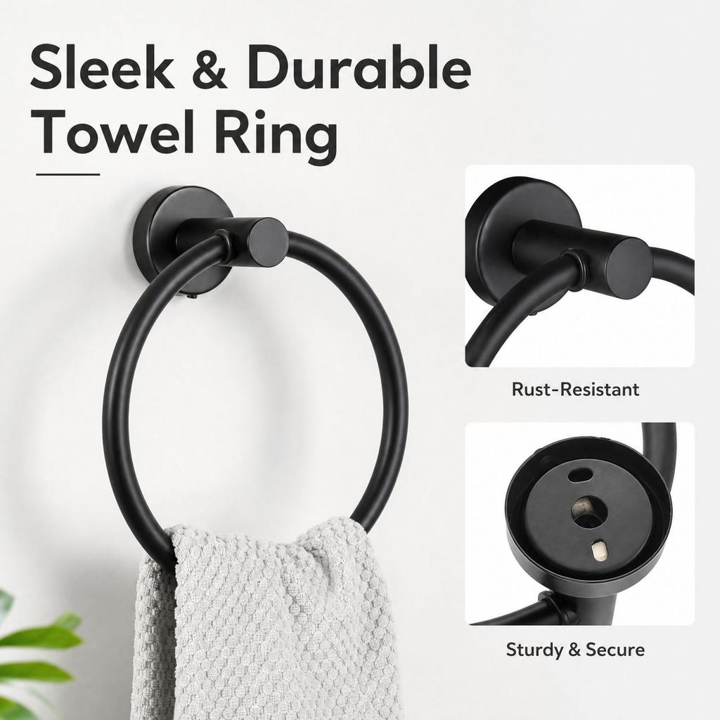 Stainless Bathroom Towel Towel Holder for Hand Towels and Washcloths