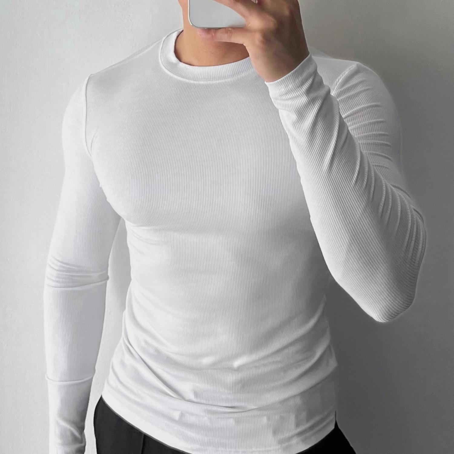 Men s Quick-Dry Long-Sleeve Sport Shirt: Running, Basketball, Fitness, Cycling, Mountaineering, Sweat-Wicking 3XL