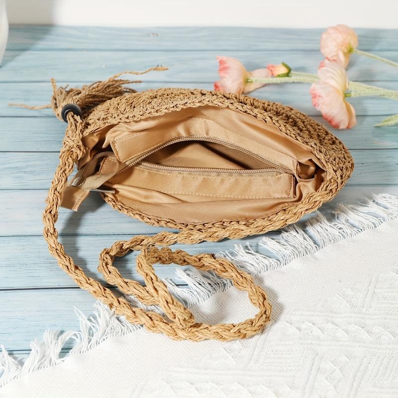 New Bohemian European and American Retro Style Classic Fashion Versatile Pure Handwoven Crossbody Bag