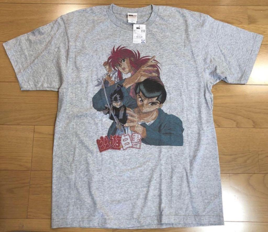 [USED] Rare Yu Yu Hakusho Anime Homage Vintage Short Sleeve T-Shirt, Size XL