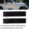 For Jeep Wrangler YJ 1987-1995 Exterior Accessories Car Front Side Fender Marker Light Housing Lamp Shell 56001424