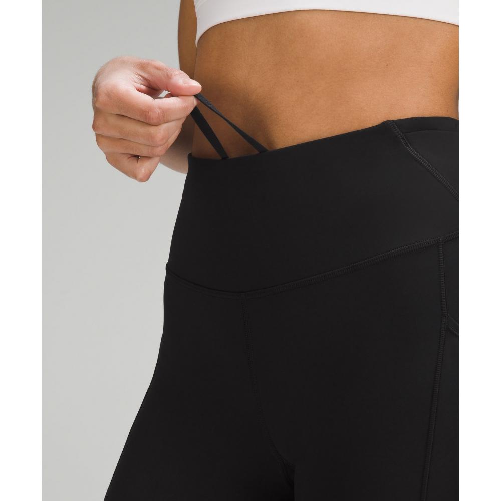 Lululemon Fast And Free High Rise Crop 23  Pockets  Updated Black