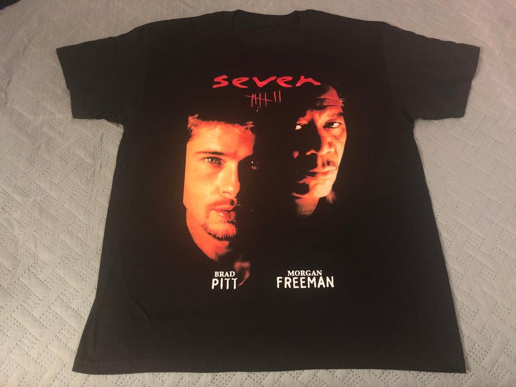 Se7en movie T-Shirt, 1995, remake shirt, minimal movie, gift for fan TE8543