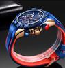 LIGE Multifunctional Waterproof Quartz Watch