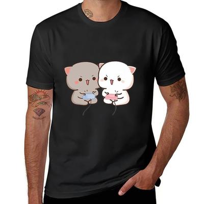 Baby Panda Bear Brownie Sugar True Love BuBu DuDu Mochi Milk Peach Valentine Xmas Goma Couple 2024 T-Shirt