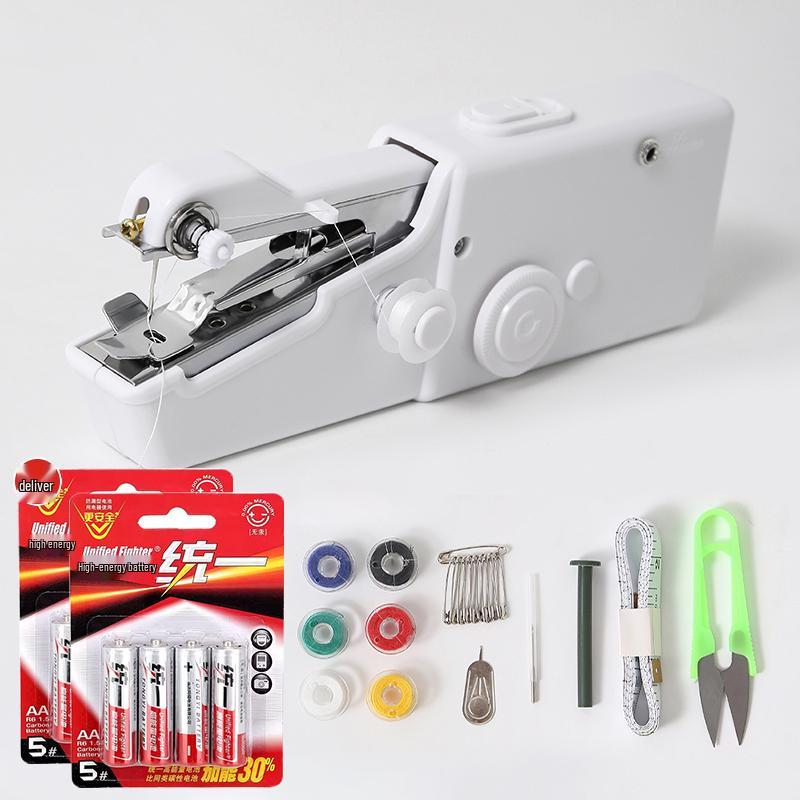Beginner's Portable Handheld Electric Sewing Machine Set for DIY Tailoring