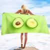 Avocado Beach Towels,Outdoors Pool Microfiber Towel Soft Fluffy and Super Absorbent Sand Free Quick Dry Lightweight Bath Towels