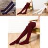 Cozy Women Long Socks For Autumn And Winter In Stylish Stripe Knitted Design