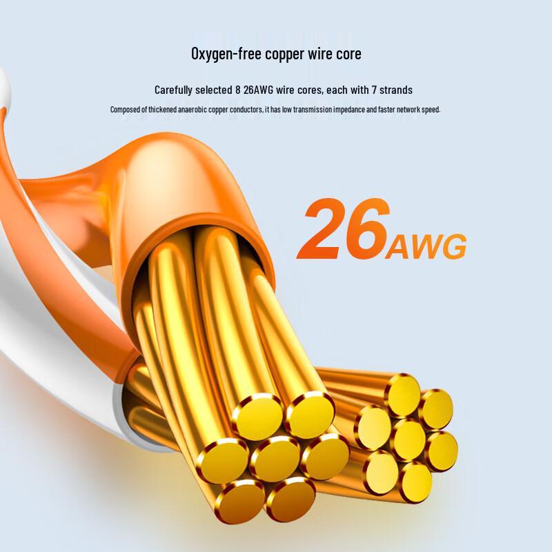 Category 6 Gigabit RJ45 Network Extension Cable