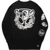 Li Ning X Billionaire Boys Club Collaboration Skateboard Series Comfortable Casual Round Neck Loose Simple Letter Print Sweatshirt AHSUF71-4