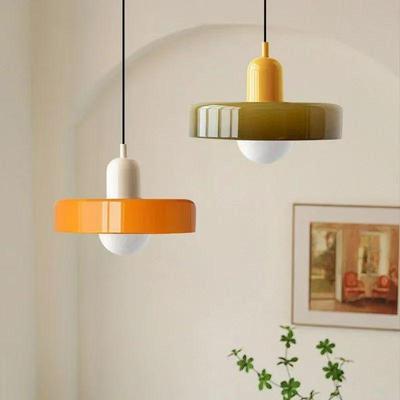Nordic Cream Glass Wind Chandelier - Modern Minimalist Design for Bedroom, Bedside, or Bar.