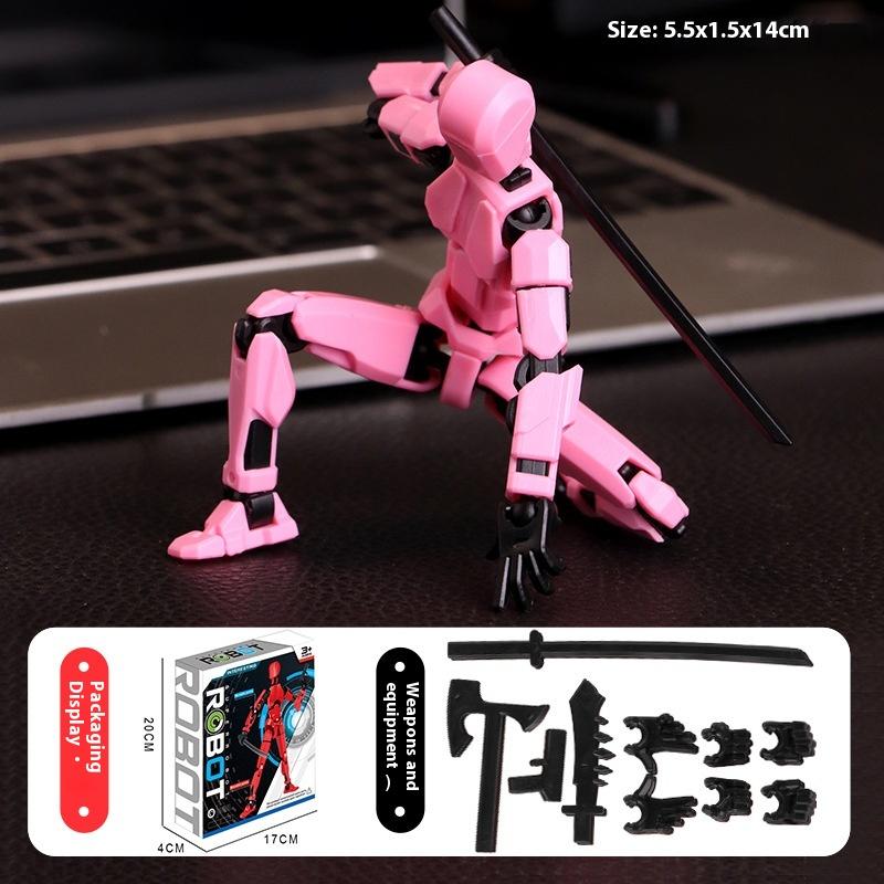 Farbkasten Glückspuppe 13 Mehrgelenk-bewegliches Puppenspielzeug der 3. Generation Schaufensterpuppe DIY Ganzkörper-Dekompressionsartefakt