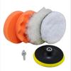 6-Piece Car Polishing and Waxing Kit with Sponge Discs and Wool Ball