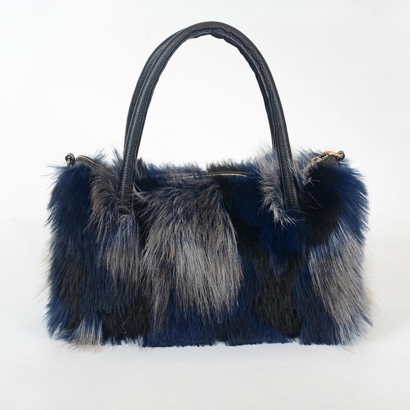 2025 Fall/Winter Women's Plush Faux Fur Crossbody Shoulder Bag