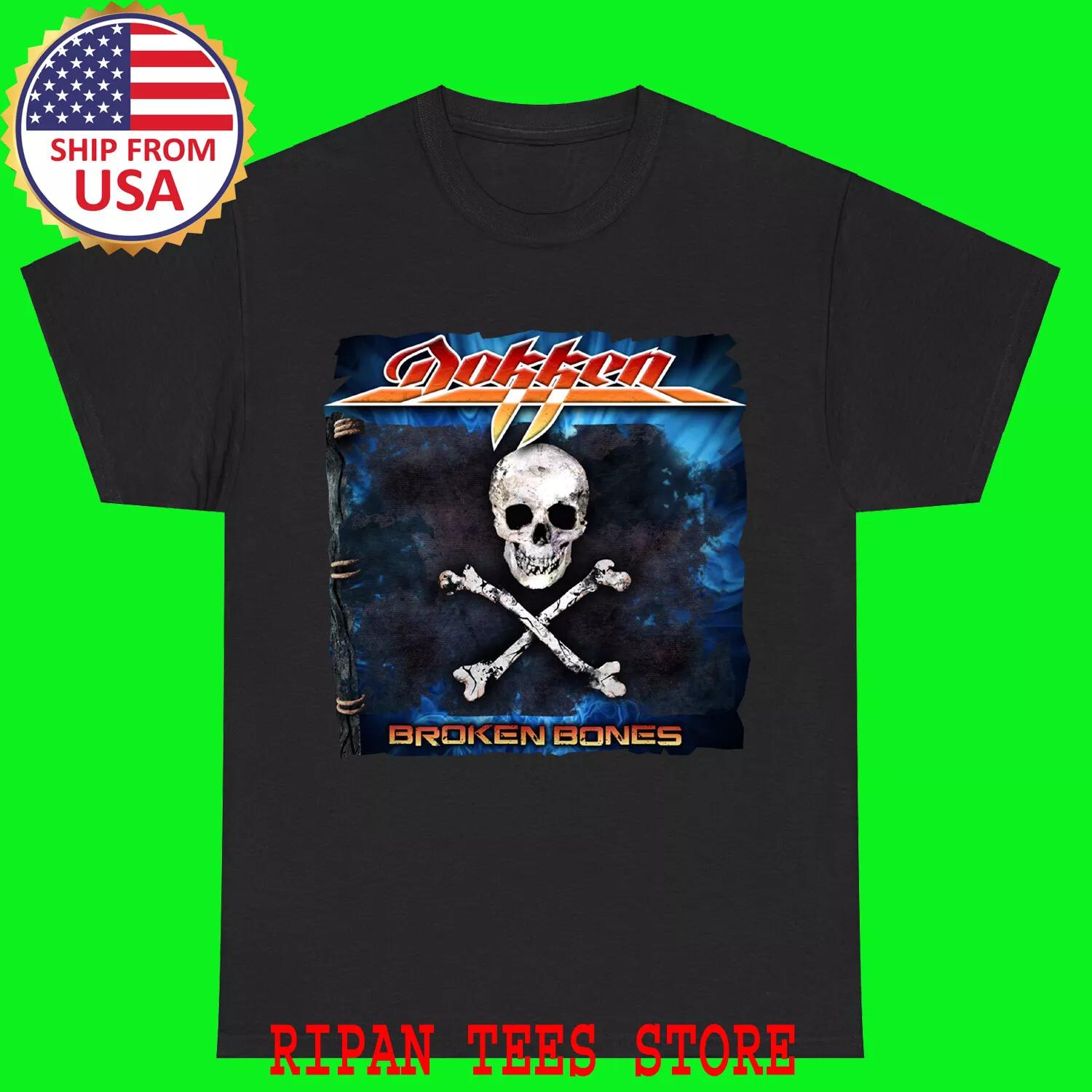 DOKKEN Broken Bones Black Size S - 5XL 2XL