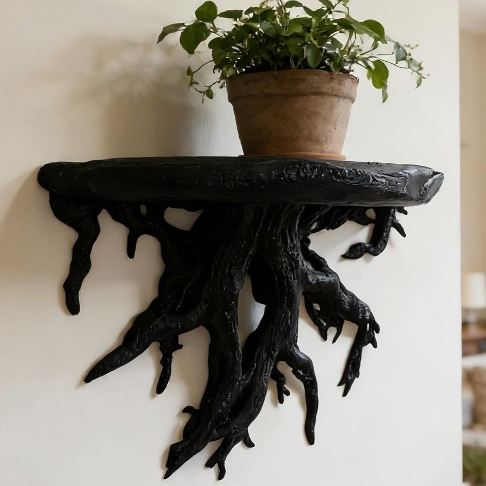 Plastic Tree Root Shaped Wall Rack 3D Printed Wall Mount Display Rack Storage Stand Gaming Setup