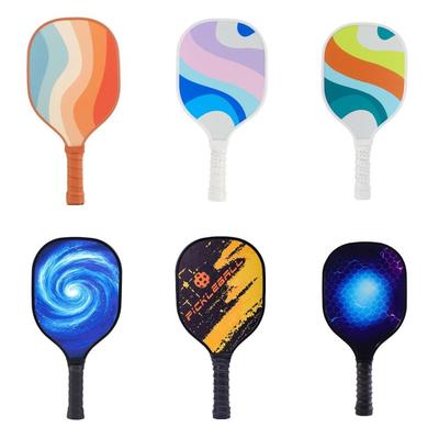Non-Slip Pickleball Paddles Ribbed Handle Pickleball Training Equipment Pickle Ball Racket  Women
