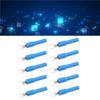 ZK30 10pcs 4mm Fork Spade Wire Connectors U Type Electrical Crimp Terminal for Testing MultimeterBlue
