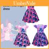 Nuovo Arrivo Vestito a Stella per Bambina A-line con Maniche Svasate