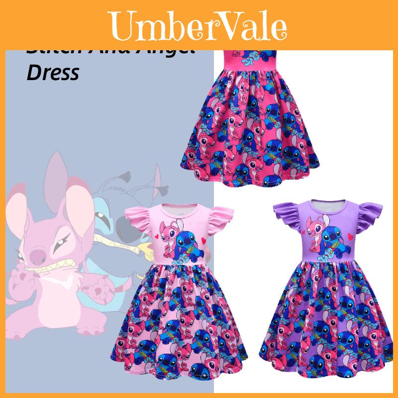 Nuovo Arrivo Vestito a Stella per Bambina A-line con Maniche Svasate
