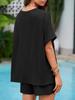 Hot Selling 2026 Summer Casual Set: Super Large Short Sleeve T-shirt & Drawstring Shorts Sportswear