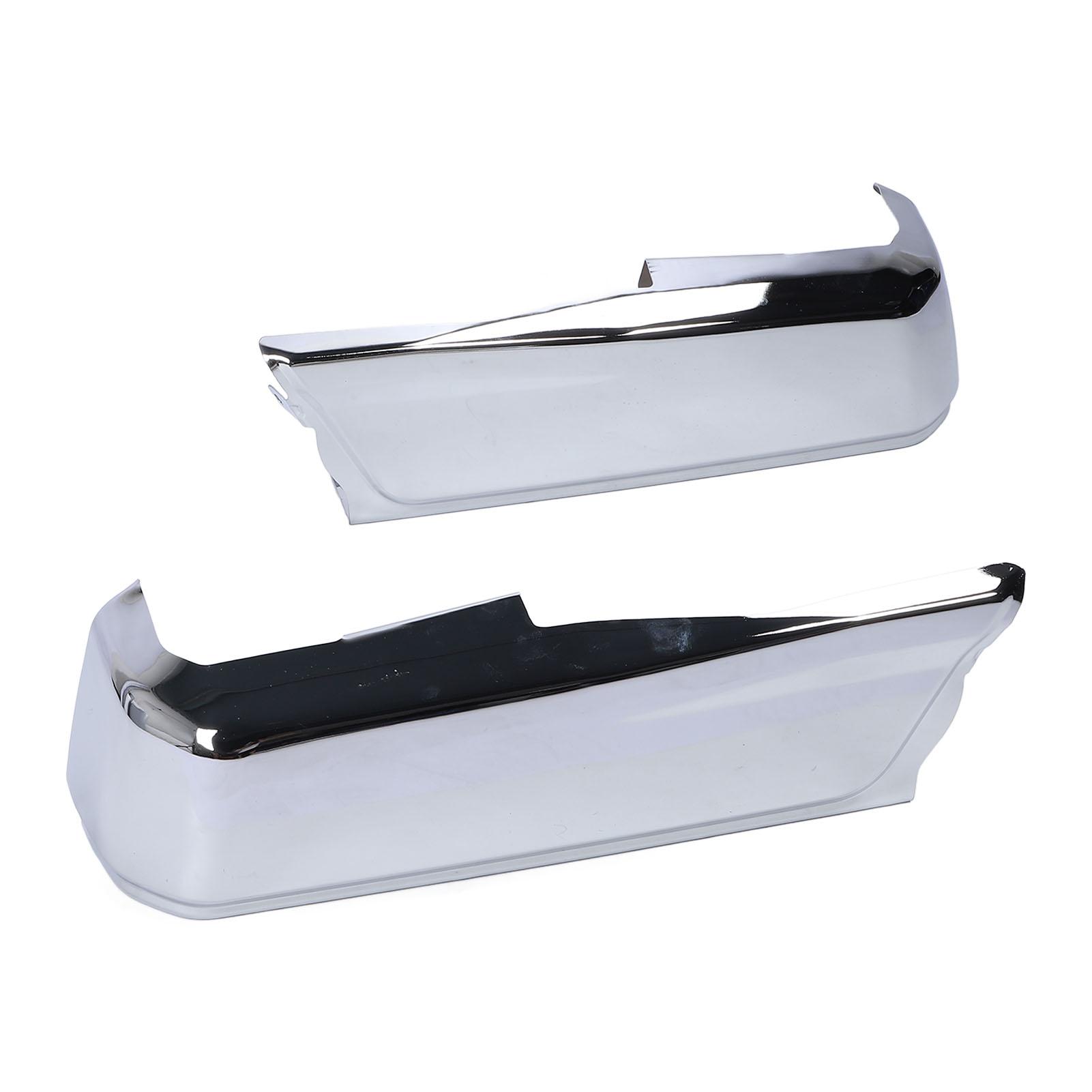 

Pair of Rear Step Bumper Face Bar Ends Cap Cover Left Right Electroplating FL3Z17906A for King Ranch Lariat Platinum XL