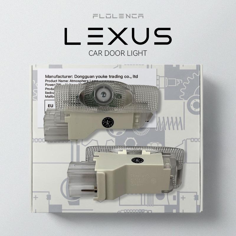 2 Stück Auto Tür Willkommenslicht für LEXUS ES LS IS IF LX RX GS GX HS NX LM LC LF RZ RC HD LED Lampe Nachrüstung Laser Dekor Projektor