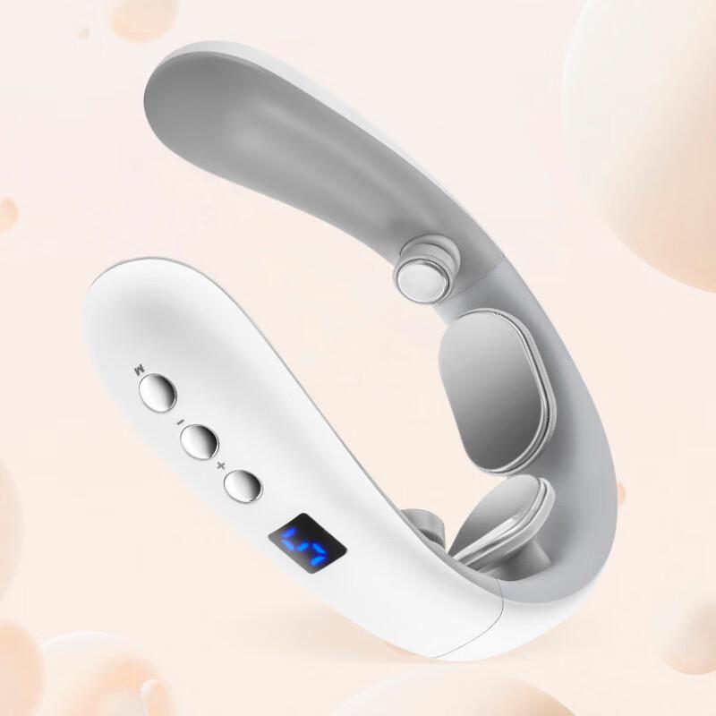 Smart Neck Massager with Low-Frequency Pulse and Heat