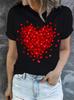 Polyester 100% Europe and The United States Women's Short-sleeved Explosive TEMLOVE Flower Print Round Neck T-shirt Oversized
