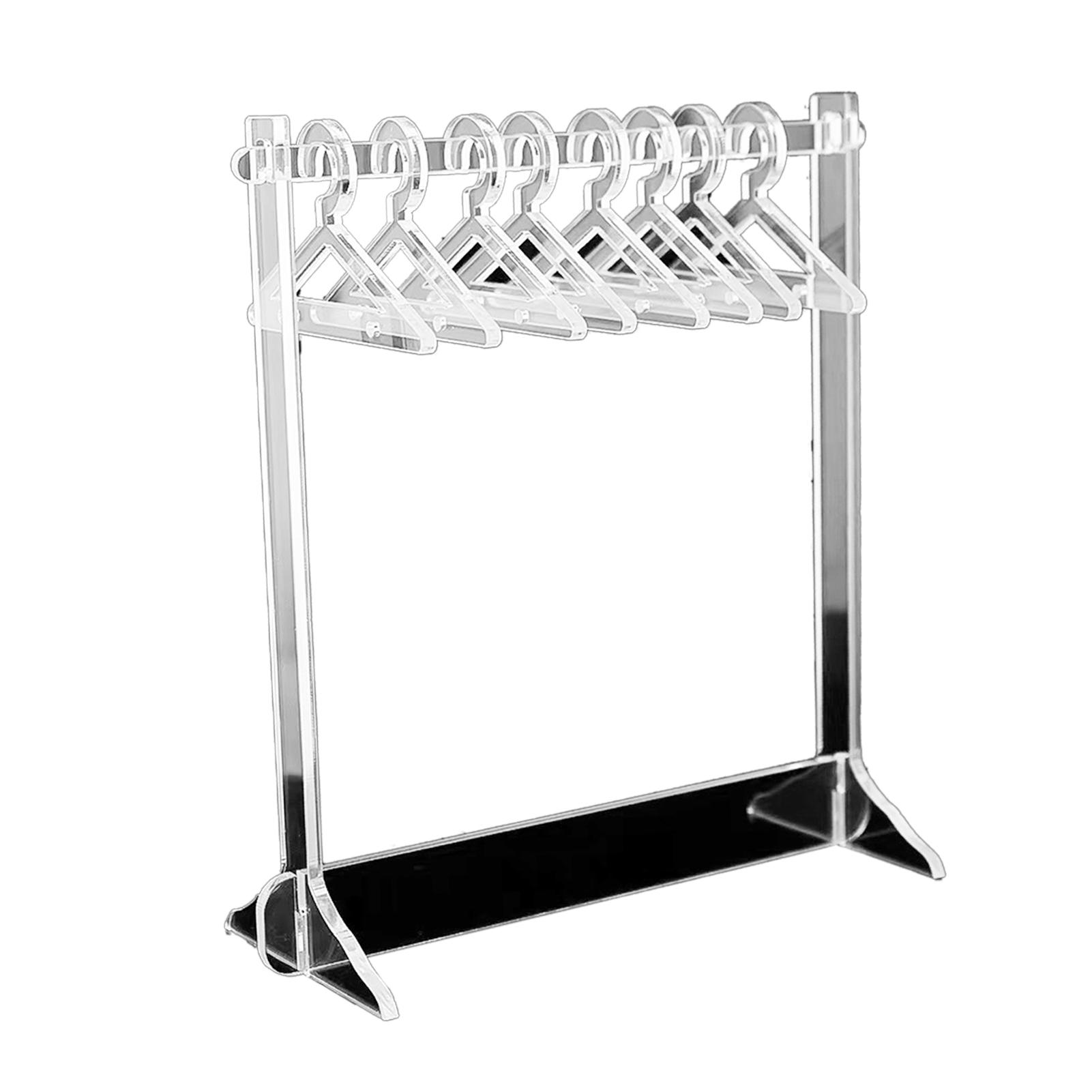 

Earring Organizer Stand Compact Clear Acrylic Jewelry Hanging Display Rack for Necklace Stud Earrings Type 2