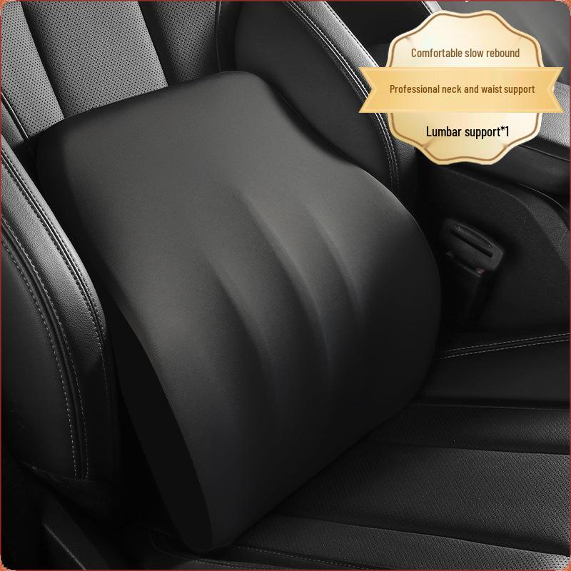 Premium Car Headrest & Lumbar Support Neck Pillow for Driver