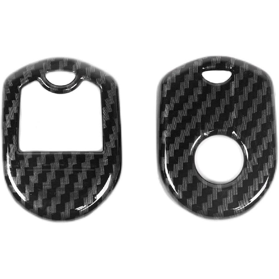 JeCar Car Key Fob Case Cover for Ford F150 2009-2014, for Ford Mustang 2010-2014 (Carbon Fiber Texture) Carbon Fiber Texture