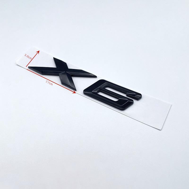 Car Emblem Sticker 3D ABS Glossy Black SDrive18i 20i 23i 25i 28i 30i 35i 40i 45i 50i 55i For BMW X1 X2 X3 X4 X5 X6 X7 GT