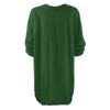 Women's Round Neck Casual Long Sleeve Plush Solid Color Dresses