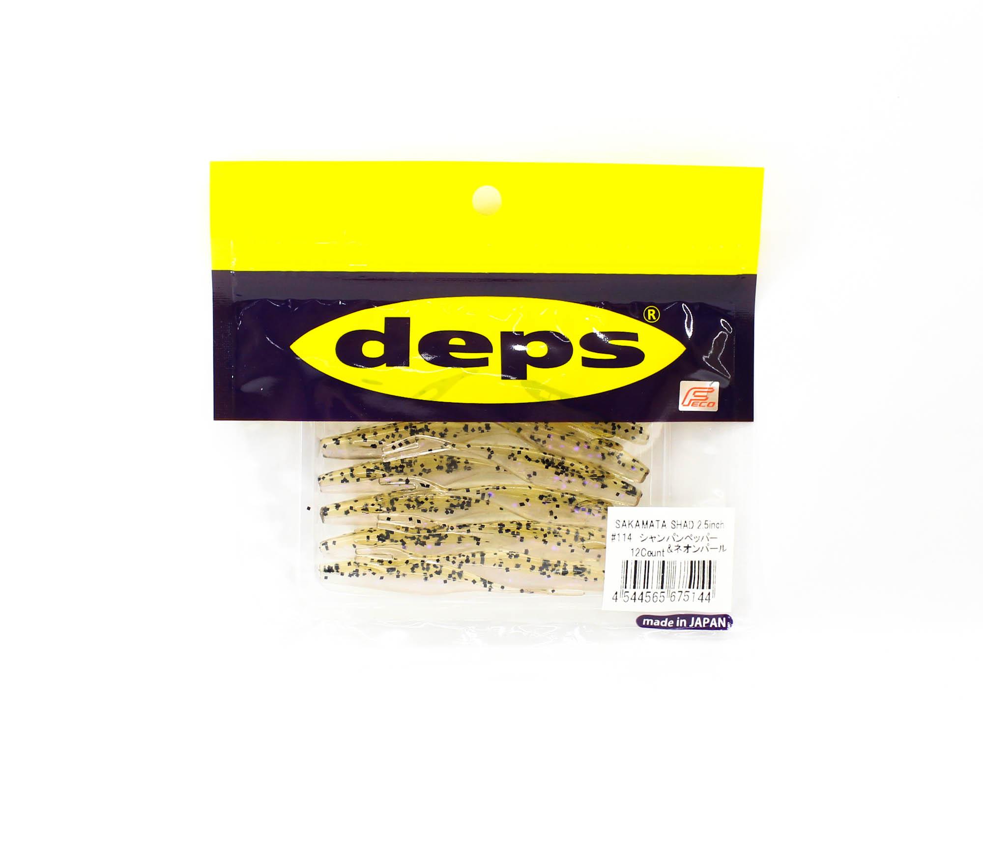 

Deps Soft Lure Sakamata Shad 2.5 Inch 114 (5144)
