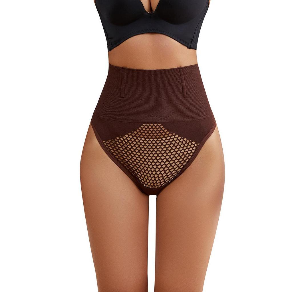 Postpartum Tummy Control Mid-Waist Shaping Thong: Seamless, Breathable, Slimming Underwear for Women