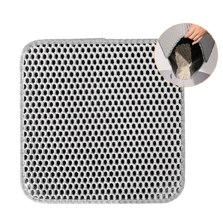 Cats Litter Mat Waterproof Hollowed Mat Litter Sifting for Less Waste Supplies