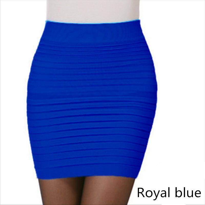 Women Elastic Package Hip Skirt Step Skirts