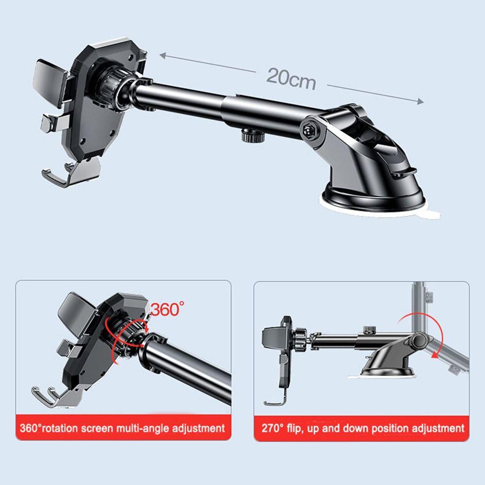 360 Rotating Cellphone Bracket Sucker Mount Stand Car Phone Holder