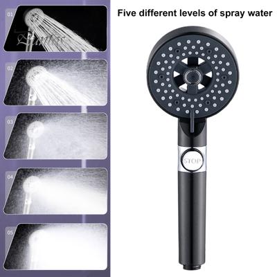 Handheld Shower Head High-Pressure with Filtration Massage Function Adjustable Spray Settings Easy Installation Shower Head