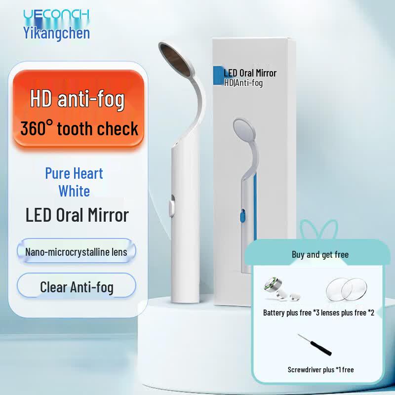 LED Dental Oral Examination Mirror белый